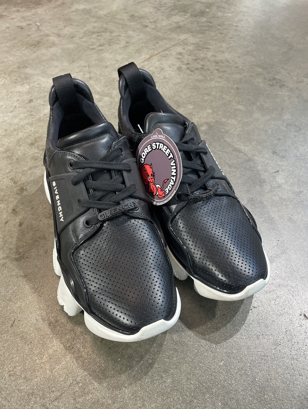 Givenchy Jaw Low Black Shoes French Designer Size 10